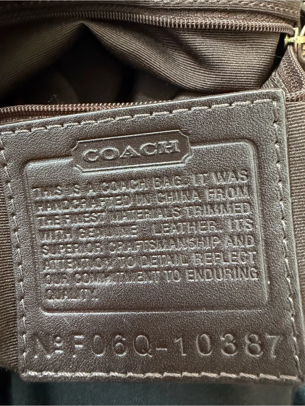 Coach Vintage Y2K 10387 Patchwork Hobo Bag